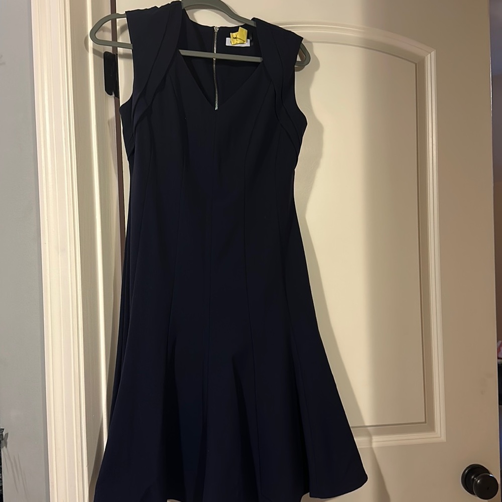 Calvin Klein midi dress. Navy blue